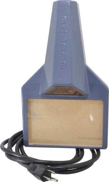 Baldor - Polycarbonate Flat Lighted Eye Shield - 3-3/4" Wide x 5-1/2" Long x 1/8" Thick, Direct Mount Base - Exact Tooling