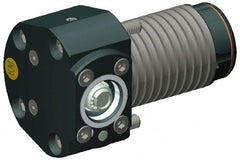 Kennametal - Neutral Cut, KM63 Modular Connection, Spring Pack Lathe Modular Clamping Unit - 85.01mm Square Shank Diam, 9.218" OAL, Through Coolant, Series NACA-DS Axial Disc Spring Unit - Exact Tooling