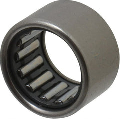 IKO - 0.512" Bore Diam, 1,530 Lb. Dynamic Capacity, 13 x 19 x 12mm, Caged, Open End, Shell Needle Roller Bearing - 3/4" Outside Diam, 0.472" Wide - Exact Tooling