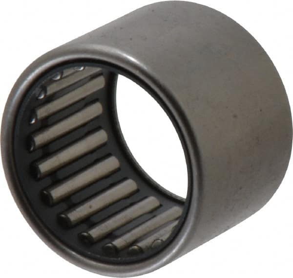 IKO - 0.787" Bore Diam, 3,550 Lb. Dynamic Capacity, 20 x 26 x 20mm, Caged, Open End, Shell Needle Roller Bearing - 1.024" Outside Diam, 0.787" Wide - Exact Tooling