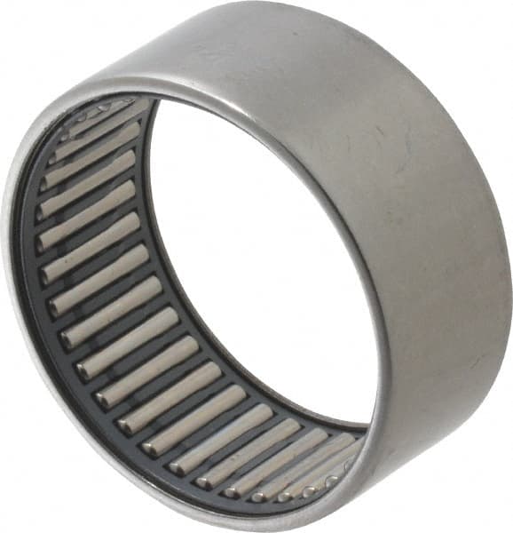 IKO - 1.969" Bore Diam, 8,700 Lb. Dynamic Capacity, 50 x 58 x 25mm, Caged, Open End, Shell Needle Roller Bearing - 2.283" Outside Diam, 0.984" Wide - Exact Tooling