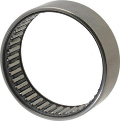 IKO - 2.165" Bore Diam, 7,100 Lb. Dynamic Capacity, 55 x 63 x 20mm, Caged, Open End, Shell Needle Roller Bearing - 2.48" Outside Diam, 0.787" Wide - Exact Tooling