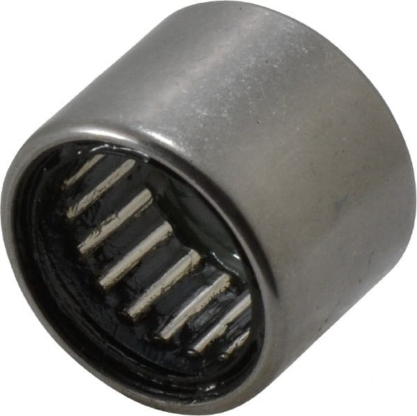 IKO - 0.787" Bore Diam, 2,850 Lb. Dynamic Capacity, 20 x 26 x 20mm, Caged, Double Seal, Open End, Shell Needle Roller Bearing - 1.024" Outside Diam, 0.787" Wide - Exact Tooling