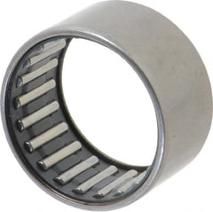 IKO - 1-1/8" Bore Diam, 4,250 Lb. Dynamic Capacity, 1-1/8 x 1-3/8 x 3/4", Caged, Open End, Shell Needle Roller Bearing - 1-3/8" Outside Diam, 3/4" Wide - Exact Tooling