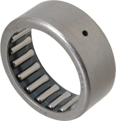 IKO - 1-1/2" Bore Diam, 6,800 Lb. Dynamic Capacity, 1-1/2 x 1-7/8 x 3/4", Caged, Open End, Shell Needle Roller Bearing - 1-7/8" Outside Diam, 3/4" Wide - Exact Tooling