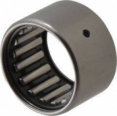 IKO - 7/8" Bore Diam, 4,400 Lb. Dynamic Capacity, 7/8 x 1-3/16 x 3/4", Caged, Shell Needle Roller Bearing - Heavy Section, 1-3/16" Outside Diam, 3/4" Wide - Exact Tooling