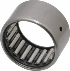IKO - 1" Bore Diam, 4,500 Lb. Dynamic Capacity, 1 x 1-5/16 x 3/4", Caged, Shell Needle Roller Bearing - Heavy Section, 1-5/16" Outside Diam, 3/4" Wide - Exact Tooling