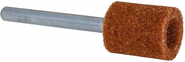 Dremel - 3/8" Head Diam x 1/2" Thickness, B132, Cylinder Cup End, Aluminum Oxide Mounted Point - Green - Exact Tooling