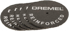 Dremel - 1-1/4" Cutoff Wheel - 0.045" Thick, 1/8" Arbor, Use with Angle Grinders - Exact Tooling