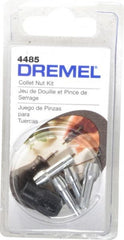 Dremel - 1/32, 1/16, 3/32 and 1/8 Inch Rotary Tool Collet Nut Kit - Includes 480, 481, 482, 483 and Collet Nut - Exact Tooling