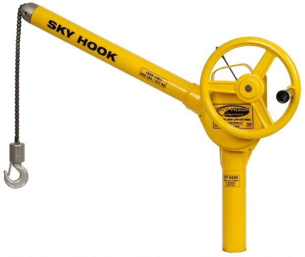 Sky Hook - 500 Lb Load Capacity, Sky Hook Crane - Exact Tooling