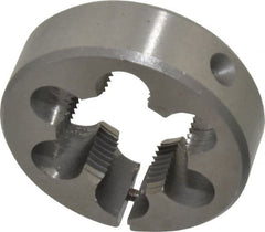 Interstate - M26x1.50 Metric Fine Thread, 2" Outside Diam High Speed Steel Round Die - Right Hand Thread, Adjustable - Exact Tooling