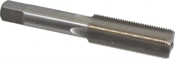 Interstate - M16x1.25 Metric Special 6H 4 Flute Bright Finish High Speed Steel Straight Flute Standard Hand Tap - Bottoming, Right Hand Thread, 3-13/16" OAL, 1-13/16" Thread Length, D5 Limit, Oversize - Exact Tooling