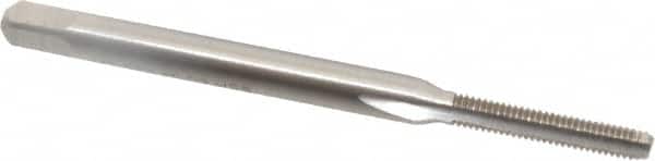 Interstate - M2.5x0.45 Metric Coarse 6H 3 Flute Bright Finish High Speed Steel Straight Flute Standard Hand Tap - Bottoming, Right Hand Thread, 1-13/16" OAL, 1/2" Thread Length, D3 Limit, Oversize - Exact Tooling