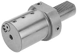 Global CNC Industries - 1-1/4" Max Cut, 40mm Shank Diam, VDI Toolholder - 95" Projection, For E4, Through Coolant - Exact Tooling