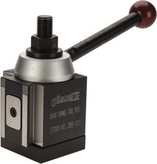 Phase II - 13 to 18 Inch Lathe Swing, Piston Type Quick Change Tool Post - 5-1/8 Inch Tool Post Height, Series 300, 6-1/8 Inch Overall Height - Exact Tooling