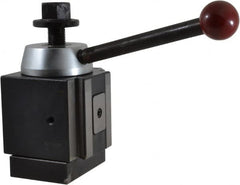 Phase II - 14 to 20 Inch Lathe Swing, Piston Type Quick Change Tool Post - 6-1/4 Inch Tool Post Height, Series 400, 7 Inch Overall Height - Exact Tooling