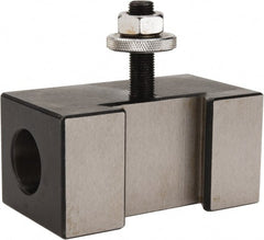 Phase II - Series BXA, #53 Morse Taper Tool Post Holder - 10 to 15" Lathe Swing, 1-3/4" OAH, 7/8" Centerline Height - Exact Tooling