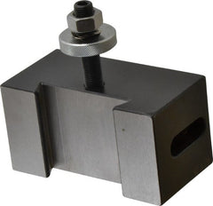 Phase II - Series CA, #53 Morse Taper Tool Post Holder - 14 to 20" Lathe Swing, 2-1/2" OAH, 1-1/4" Centerline Height - Exact Tooling