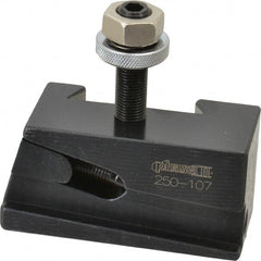 Phase II - Series AXA, #7 Universal Parting Blade Tool Post Holder - 12" & Under Lathe Swing, 1-1/2" OAH, 13/16" Centerline Height - Exact Tooling