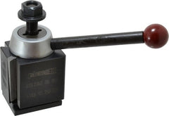 Phase II - 10 to 15 Inch Lathe Swing, Wedge Type Quick Change Tool Post - 4-5/8 Inch Tool Post Height, Series 200, 5-9/16 Inch Overall Height - Exact Tooling