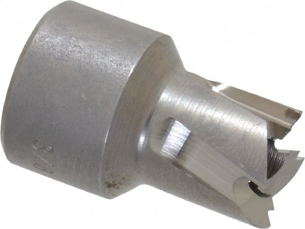 Hougen - 3/8" Diam x 1/4" Deep High Speed Steel Annular Cutter - Exact Tooling