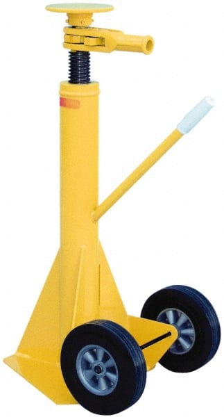 Vestil - Trailer Stabilizing Jack - 39 to 51" Service Height, 10" Wheels - Exact Tooling