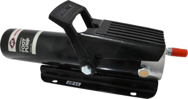 Value Collection - 10,000 psi Air-Hydraulic Pump & Jack - 19.95 oz Oil Capacity, Use with Single Acting Cylinders - Exact Tooling