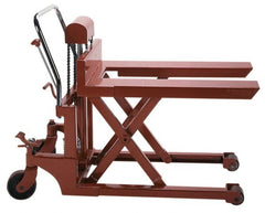 Wesco Industrial Products - 1,100 Lb Capacity Manual Scissor Lift Table - 44" Platform Length x 27" Platform Width - Exact Tooling