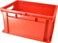 SSI Schaefer - 0.71 Cu Ft, 55 Lb Load Capacity Red Polypropylene Tote Container - Stacking, 15.8" Long x 11.9" Wide x 8.7" High - Exact Tooling
