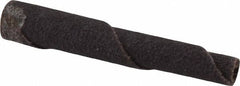 Merit Abrasives - 1/4" Max Roll Diam x 2" OAL, 80 Grit Aluminum Oxide Straight Cartridge Roll - 1/8" Pilot Hole Diam, Medium Grade - Exact Tooling