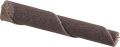 Merit Abrasives - 1/4" Max Roll Diam x 2" OAL, 120 Grit Aluminum Oxide Straight Cartridge Roll - 1/8" Pilot Hole Diam, Fine Grade - Exact Tooling