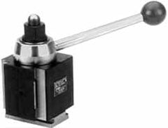 Dorian Tool - Series EA Tool Post Holder & Set for 25" & Up Lathe Swing - 6 Piece, Includes (5) Holders, Tool Post - Exact Tooling