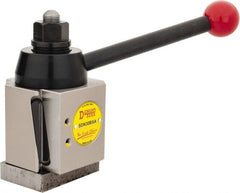 Dorian Tool - 13 to 15 Inch Lathe Swing, Wedge Type Quick Change Tool Post - 4-7/16 Inch Tool Post Height, Series BXA, 1-1/16 to 2-1/8 Inch Centerline Height Range, 5-13/32 Inch Overall Height - Exact Tooling