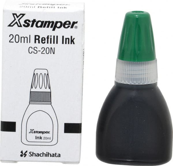 Value Collection - Rubber Stamp Accessories Type: Refill Ink Color: Green - Exact Tooling