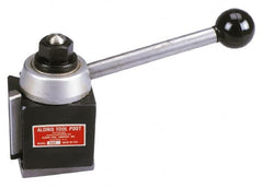 Aloris - 17 to 48 Inch Lathe Swing, Wedge Type Quick Change Tool Post - 7-5/8 Inch Tool Post Height, Series DA, 2-11/16 to 3-11/16 Inch Centerline Height Range, 8-3/4 Inch Overall Height, 24 Position - Exact Tooling