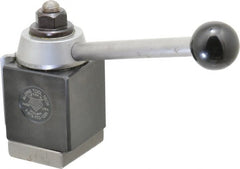 Aloris - 10 to 15 Inch Lathe Swing, Wedge Type Quick Change Tool Post - 4-5/8 Inch Tool Post Height, Series BXA, 3/4 to 2-1/8 Inch Centerline Height Range, 5-9/16 Inch Overall Height, 24 Position - Exact Tooling