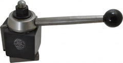 Aloris - 13 to 18 Inch Lathe Swing, Wedge Type Quick Change Tool Post - 5-1/8 Inch Tool Post Height, Series CXA, 1-3/16 to 2-5/16 Inch Centerline Height Range, 6-1/8 Inch Overall Height, 24 Position - Exact Tooling