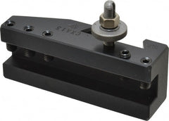 Aloris - Series CXA, #13 Extension Tool Post Holder - 13 to 18" Lathe Swing, 2-1/8" OAH, 3/4" Max Tool Cutting Size, 1-7/16" Centerline Height - Exact Tooling