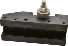 Aloris - Series DA, #13 Extension Tool Post Holder - 17 to 48" Lathe Swing, 3-1/8" OAH, 1-1/4" Max Tool Cutting Size, 2-1/8" Centerline Height - Exact Tooling