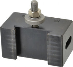 Aloris - Series CA, #53 Morse Taper Tool Post Holder - 14 to 20" Lathe Swing, 2-1/2" OAH, 1-1/4" Centerline Height - Exact Tooling