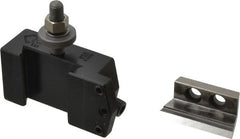 Aloris - Series BXA, #8 Threading Tool Post Holder - 10 to 15" Lathe Swing, 1-3/4" OAH, 1" Centerline Height - Exact Tooling