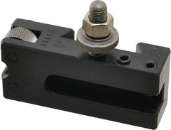 Aloris - Series AXA, #10 Knurling, Turning & Facing Tool Post Holder - 12" & Under Lathe Swing, 1-9/16" OAH, 2-1/2" Max Tool Cutting Size, 7/8" Centerline Height - Exact Tooling
