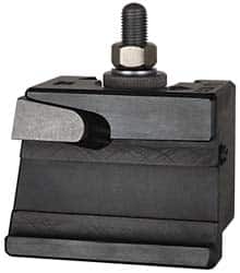 Aloris - Series EA, #71 Cut-Off & Grooving Tool Post Holder - 25" & Up Lathe Swing, 3-3/8" OAH, 3-1/4" Max Tool Cutting Size, 2-1/16" Centerline Height - Exact Tooling