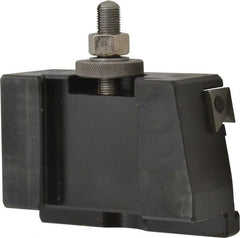 Aloris - Series CA, #71 Cut-Off & Grooving Tool Post Holder - 14 to 20" Lathe Swing, 3-1/4" OAH, 1/4" Max Tool Cutting Size, 1-7/8" Centerline Height - Exact Tooling