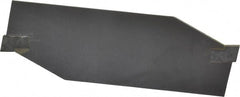 Aloris - 1/8 Inch Wide x 1-1/2 Inch High x 4-1/4 Inch Long Reversible Cutoff Blade - Uncoated - Exact Tooling