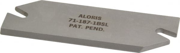 Aloris - Indexable Cut-Off Blade - GTN-5 Blade, AXA, BXA, CXA Series - Exact Tooling