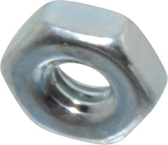 Value Collection - M2x4.00 Steel Right Hand Hex Nut - 4mm Across Flats, 1.6mm High, Zinc-Plated Finish - Exact Tooling