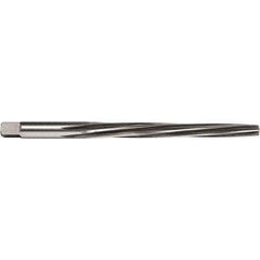 Union Butterfield - #6 Pin, 0.354" Diam, 0.2773" Small End, 23/64" Diam Straight Shank, 3-11/16" Flute, Taper Pin Reamer - Exact Tooling