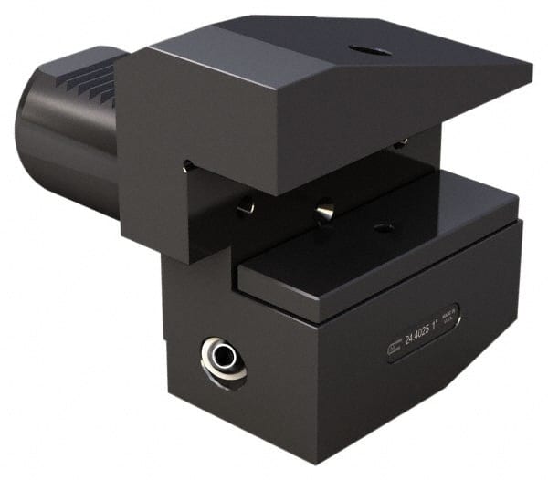 Global CNC Industries - 1-1/4" Max Cut, 60mm Shank Diam, VDI Toolholder - 60mm Projection, 125mm Head Width, For B4, Through Coolant - Exact Tooling